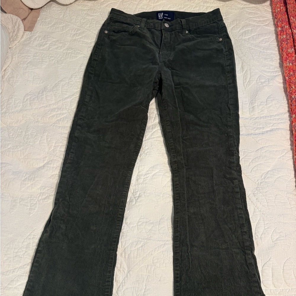GAP Dark Green Corduroy Pants